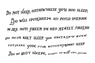 "Do not sleep, otherwise you will freeze" the inscription in Russian tattoo design idea