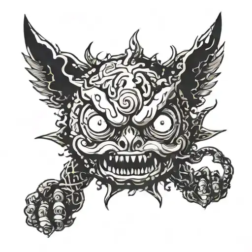gomu gomu no mi tattoo design idea