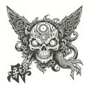 gomu gomu no mi tattoo design idea