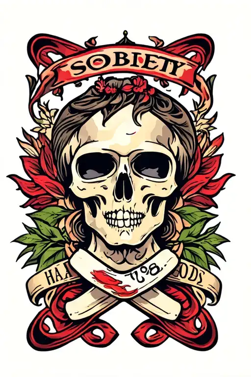 Sobriety tattoo design idea