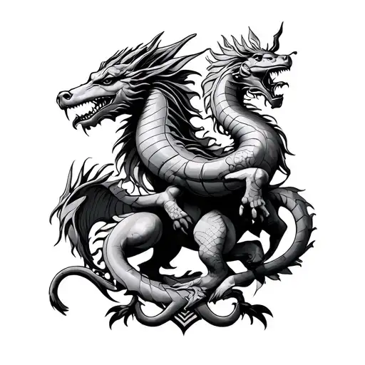 st george and dragon tattoo tattoo design idea