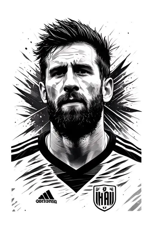 messi tattoo design idea
