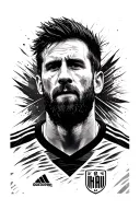 messi tattoo design idea