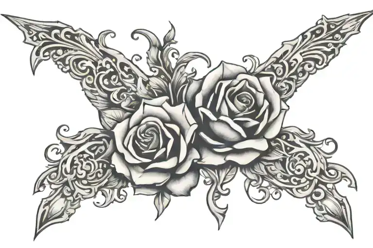 I surrender tattoo design idea