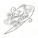 written inside tattoo design idea