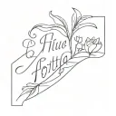 written inside tattoo design idea