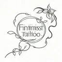 written inside tattoo design idea