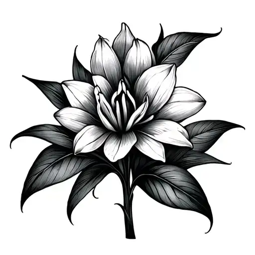 hyacinth flower mini tattoo tattoo design idea