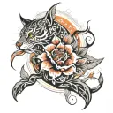667 tattoo design idea