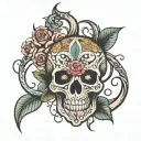 667 tattoo design idea