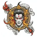 aizen sun tattoo design idea
