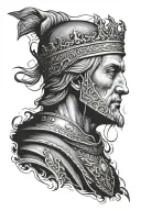 king baldwin iv tattoo design idea