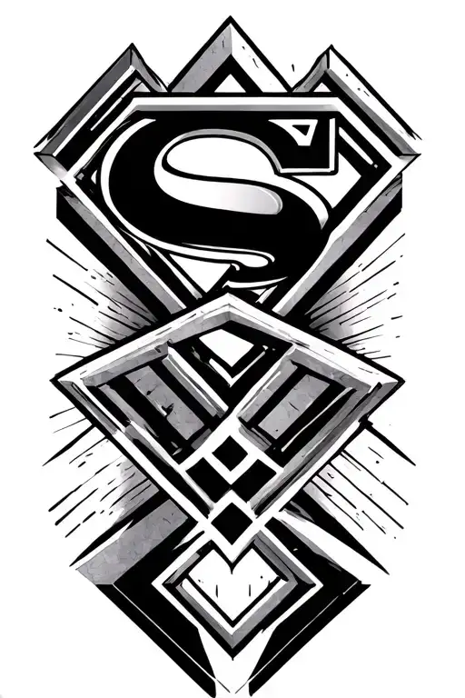 superman logo for forearm tattoo tattoo design idea