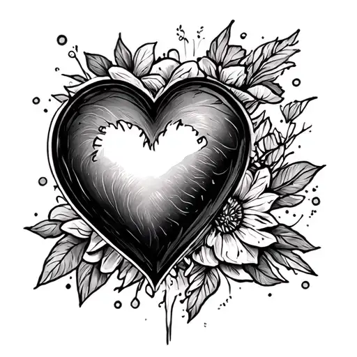 mom's heartbeat tattoo design idea