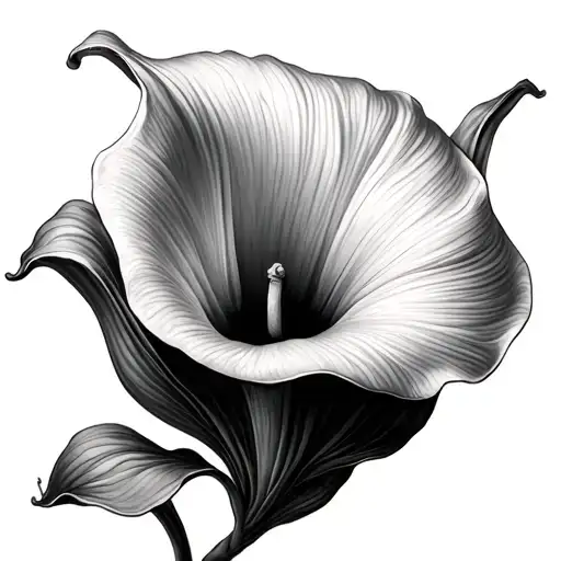 Calla Lily tattoo design idea