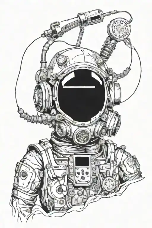 the game  stalker radiation gear tattoo design idea