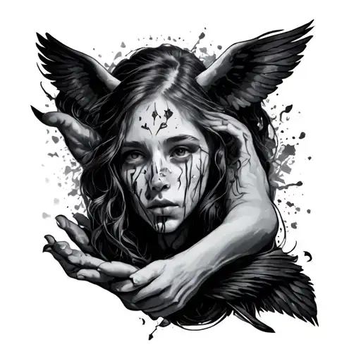 Survivor Of Abuse tattoo design idea