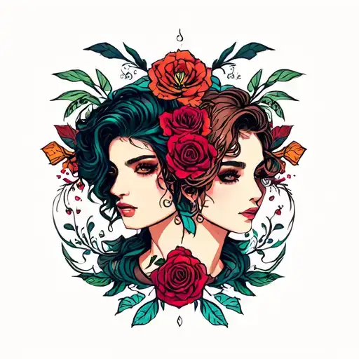 Polyamory tattoo design idea