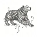 Ursa Major tattoo design idea