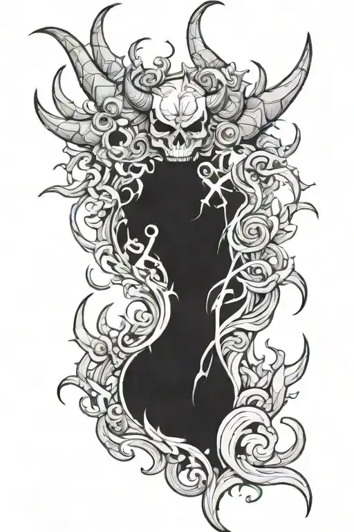 Diablo tattoo design idea