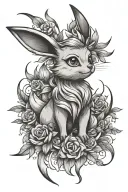 eevee tattoo design idea