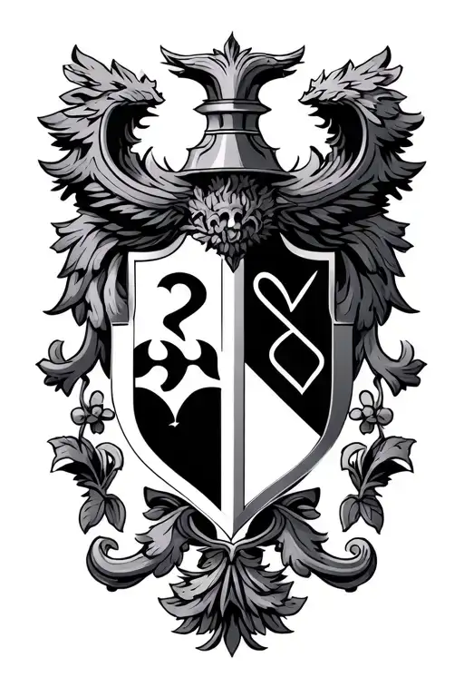 Lithuanian coat of arms tattoo design idea