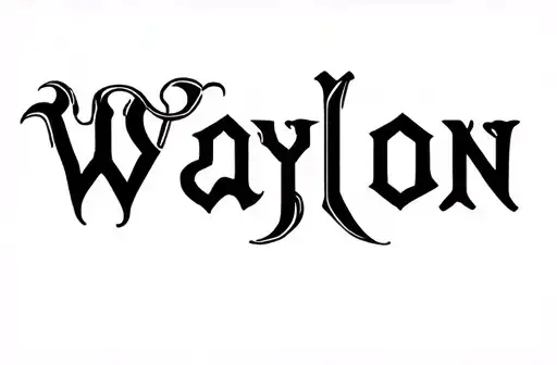 "Waylon" tattoo design idea