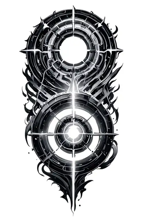Arc Reactor tattoo design idea
