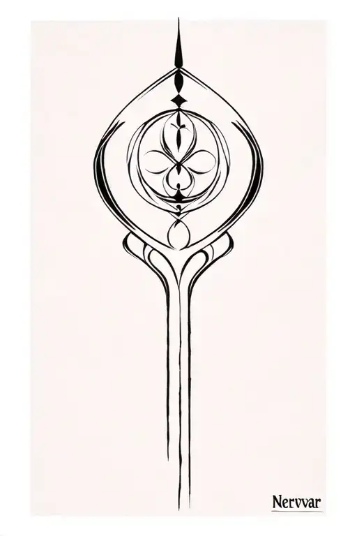 Idoril Nerevar, chimer, elf, morrowind tattoo design idea