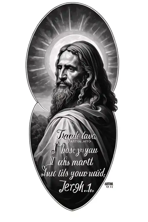 I want a half sleeve tattoo representing the biblical verse jeremiah 29:11 tattoo design idea