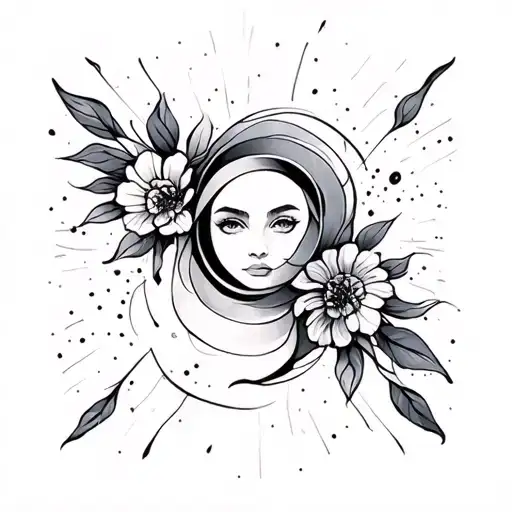 Law Of Attraction and manifesting it into reality tattoo design idea