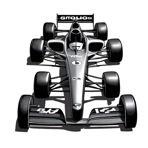 F1 CAR AND SPA circuit tattoo design idea