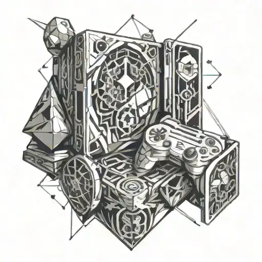 maturity, perception, logic, rational, exposure, ambivert , boxing, gamer tattoo design idea