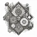 maturity, perception, logic, rational, exposure, ambivert , boxing, gamer tattoo design idea