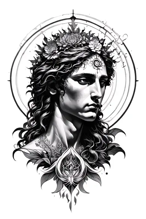 god consciousness / perception tattoo design idea