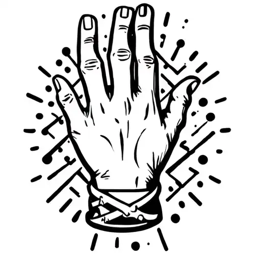 The cracker hand tattoo tattoo design idea