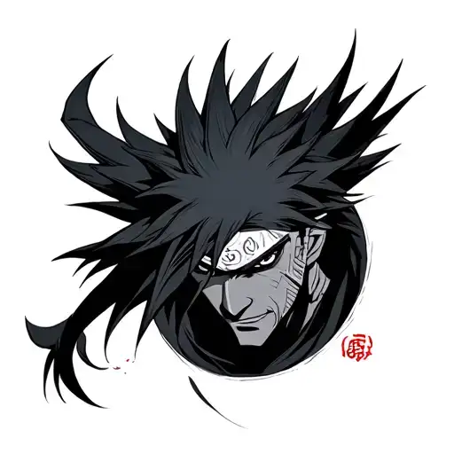 Madara Uchiha tattoo design idea