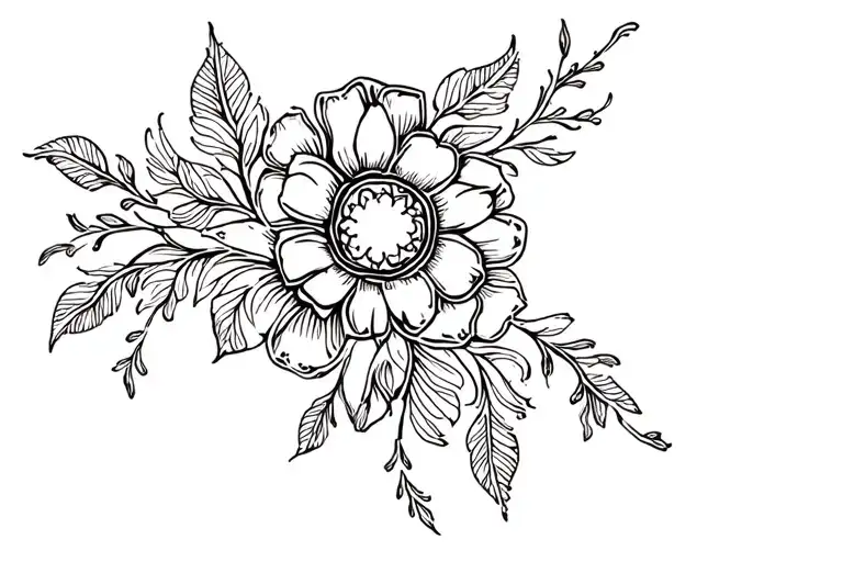 Lier lace wood tattoo design idea