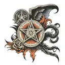 Supernatural tattoo design idea