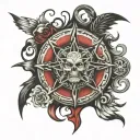 Supernatural tattoo design idea