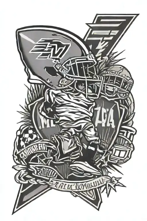 Memphis, Football, 901 tattoo design idea