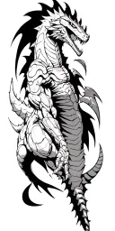kaiju no. 8 tattoo design idea