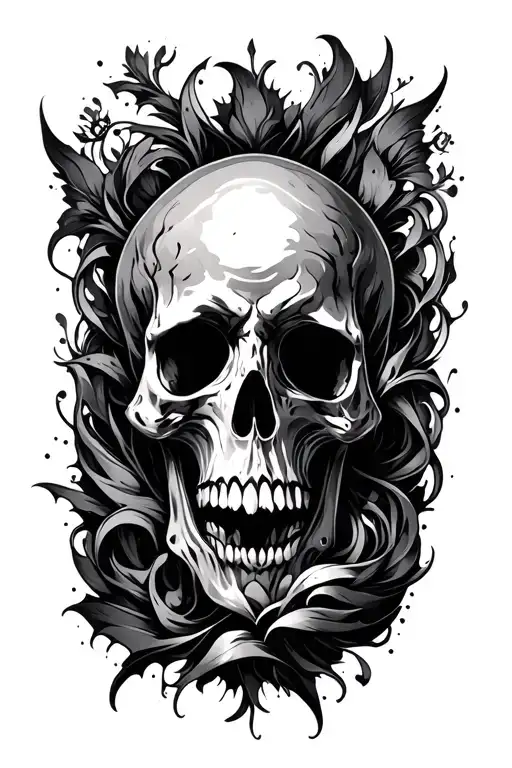 gothic filler abstract design tattoo design idea