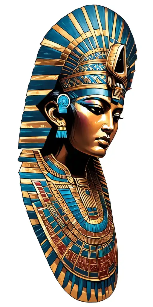 A Fusion Of Inka And Egyptian Symbolism, Featuring Osiris tattoo design idea