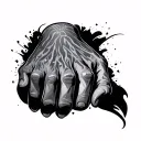knuckle tattoo coverup tattoo design idea