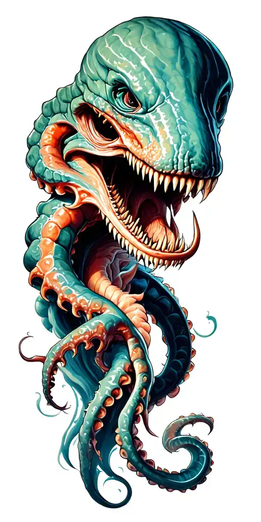 the kraken  tattoo design idea