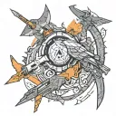 destiny 2 hunter mark tattoo design idea