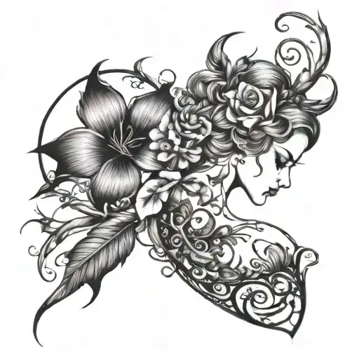 sexy Lillith tattoo design idea