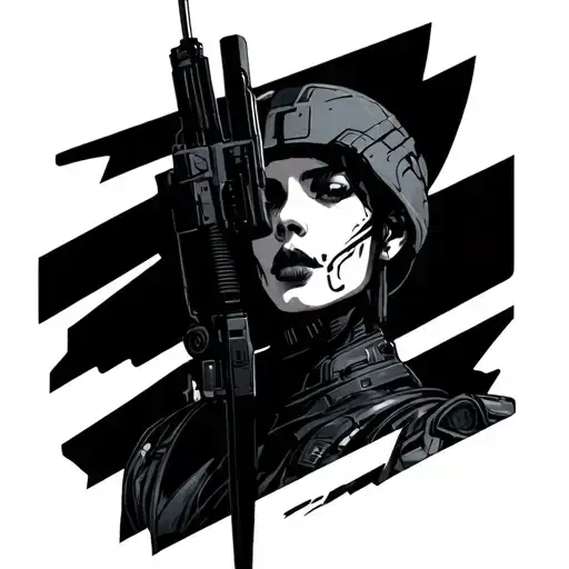 Cyberpunk 2077 tattoo design idea