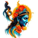 shiv ji tattoo design idea